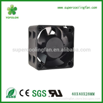 40x40x28mm 12V DC electric fan ball bearing manufacturer supply small 40mm axial fan